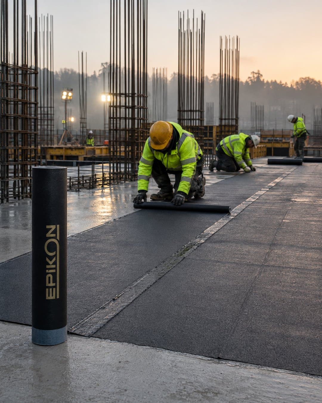 ODE Epikon Proof: a betonhoz tapadó alaplemez-vízszigetelés